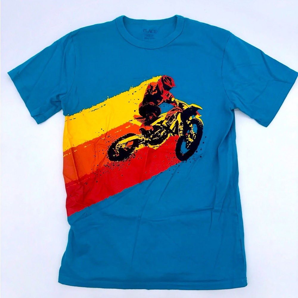 Boys Mountain Biker Graphic Tee